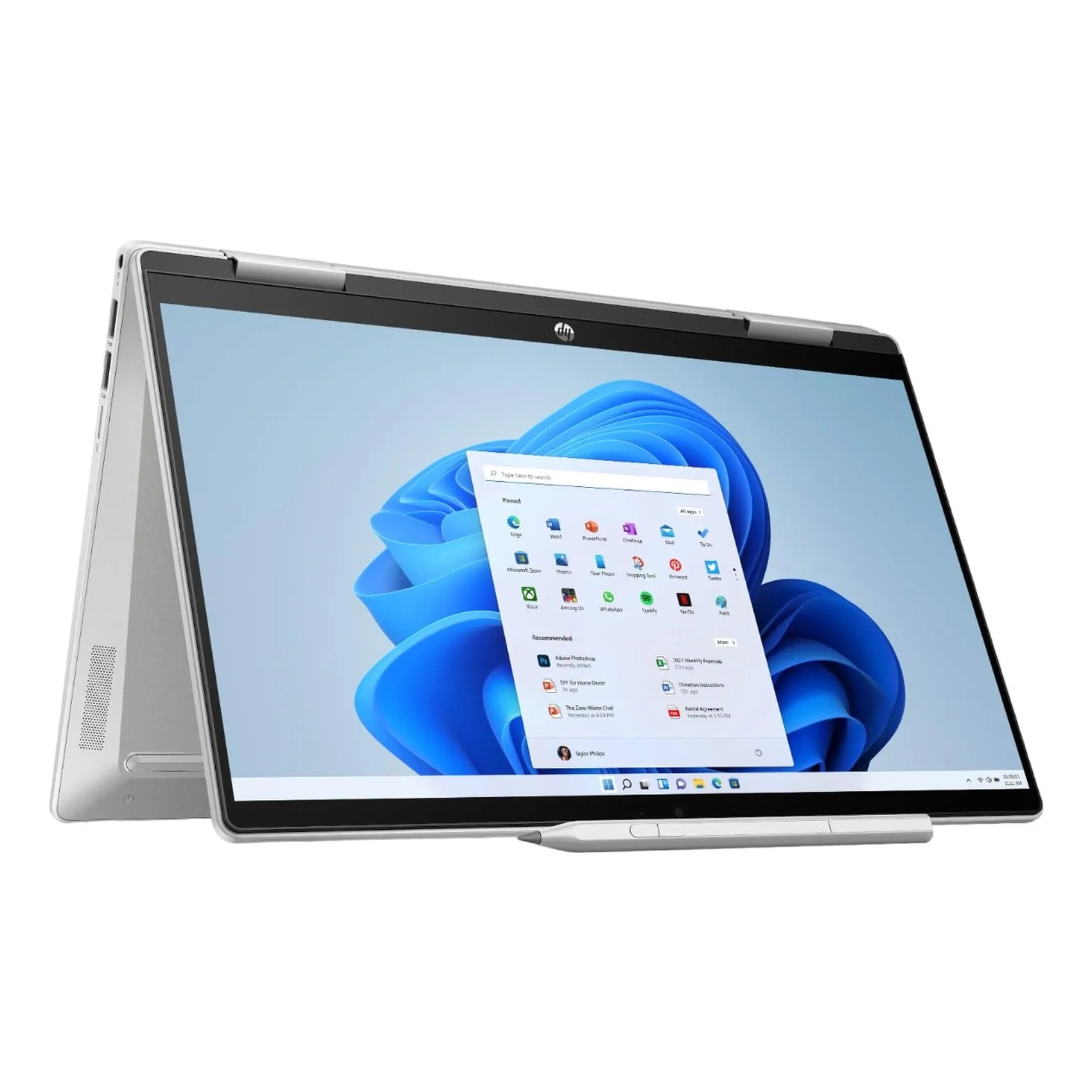 Hp Pavilion X360 14-ek1010ne 2-in-1 Laptop With 14-inch Display Core I7 Processor 16GB Ram 1TB Ssd Intel Iris Xe Graphic Card Natural Silver