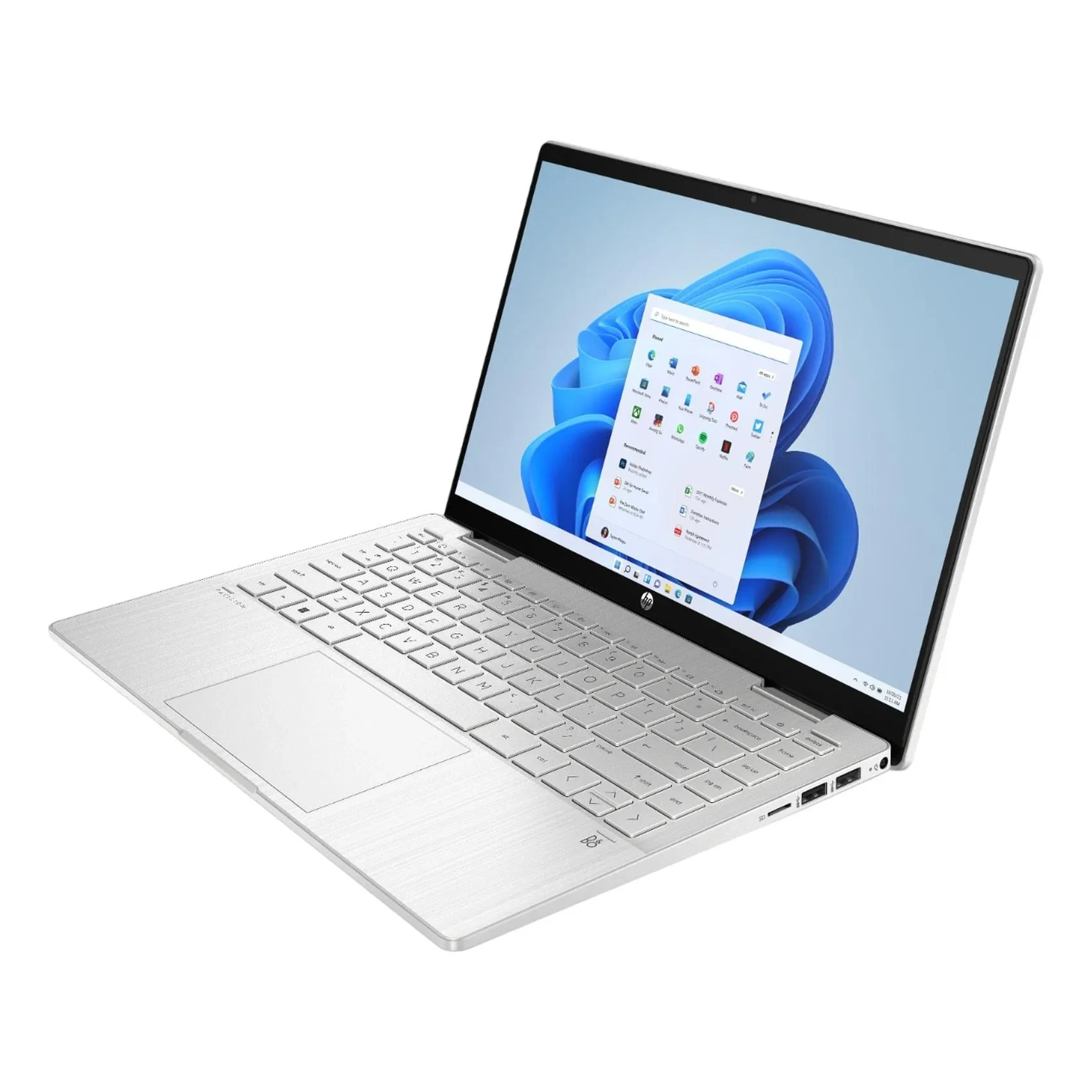 Hp Pavilion X360 2-in-1 Laptop, Windows 11 Home, 14, Touch Screen, Intel Core I3-1315u, 8GB Ram, 256GB Ssd, Fhd, Natural Silver 834v8ea 14-ek1001ne