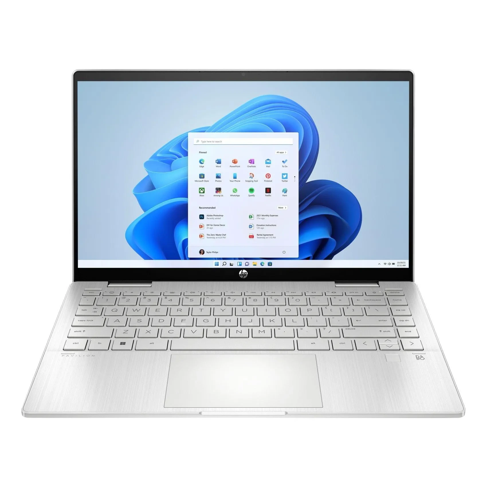 Hp Pavilion X360 2-in-1 Laptop, Windows 11 Home, 14, Touch Screen, Intel Core I5-1335u, 8GB Ram, 512GB Ssd, Fhd, Natural Silver 8b2e7ea 14-ek1012ne