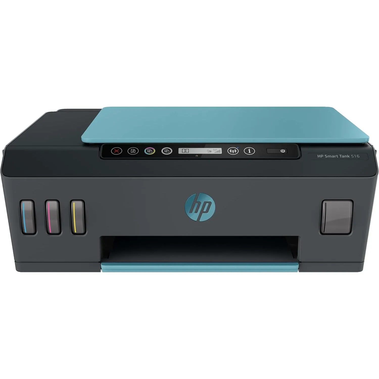 Hp Smart Tank 516 Wireless, Print, Scan, Copy All In One Printer Cyan 3yw70a