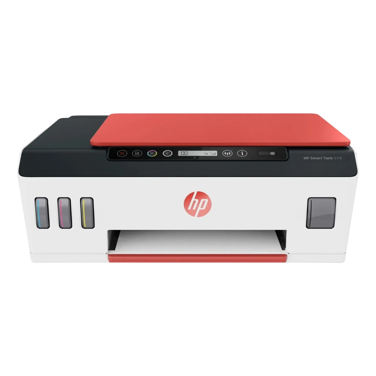 Hp Smart Tank 519 Wireless Print Scan Copy All In One Printer Red And White 3yw73a