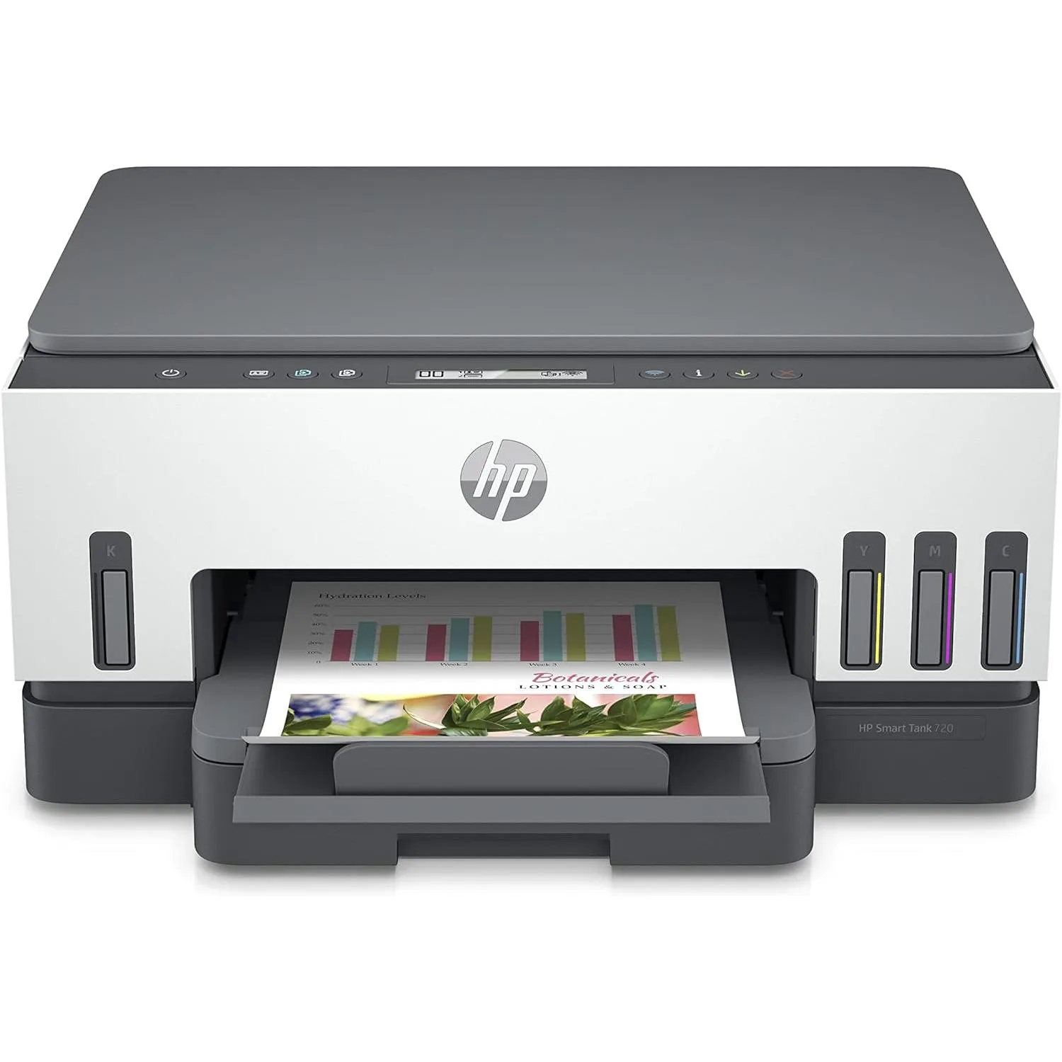 Hp Smart Tank 720 Printer Wireless Print Scan Copy Auto Duplex Print Up To 18000 Black Or 8000 Color Pages 6uu46a