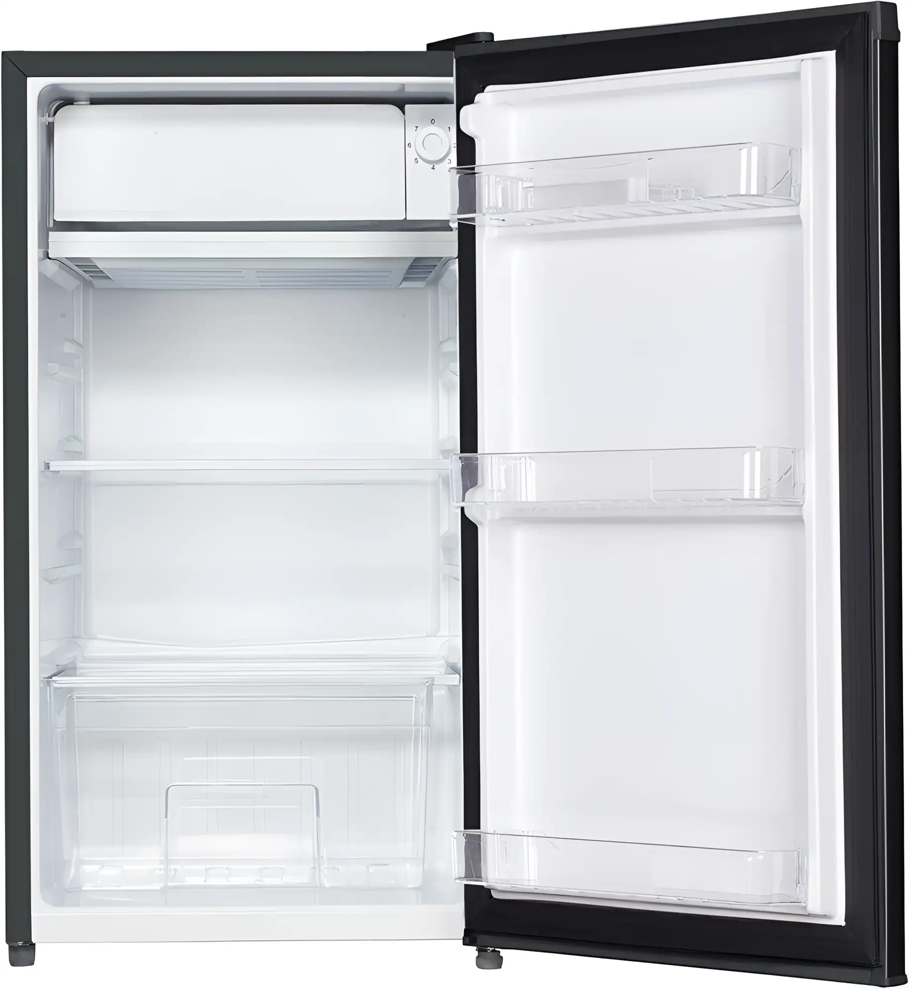 Hoover 118 Litre Single Door Refrigerator, Black_Hsd-K118-B