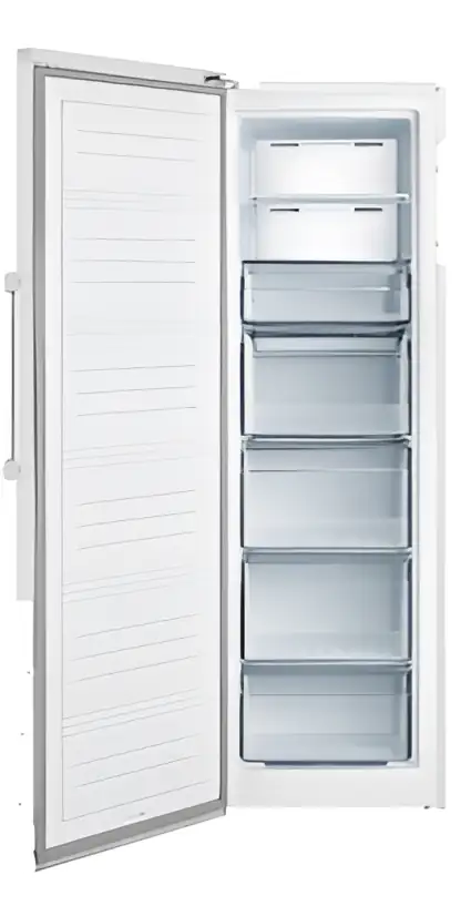 Hoover 350 Liters Upright Freezer, Silver_Hsf-H350-S