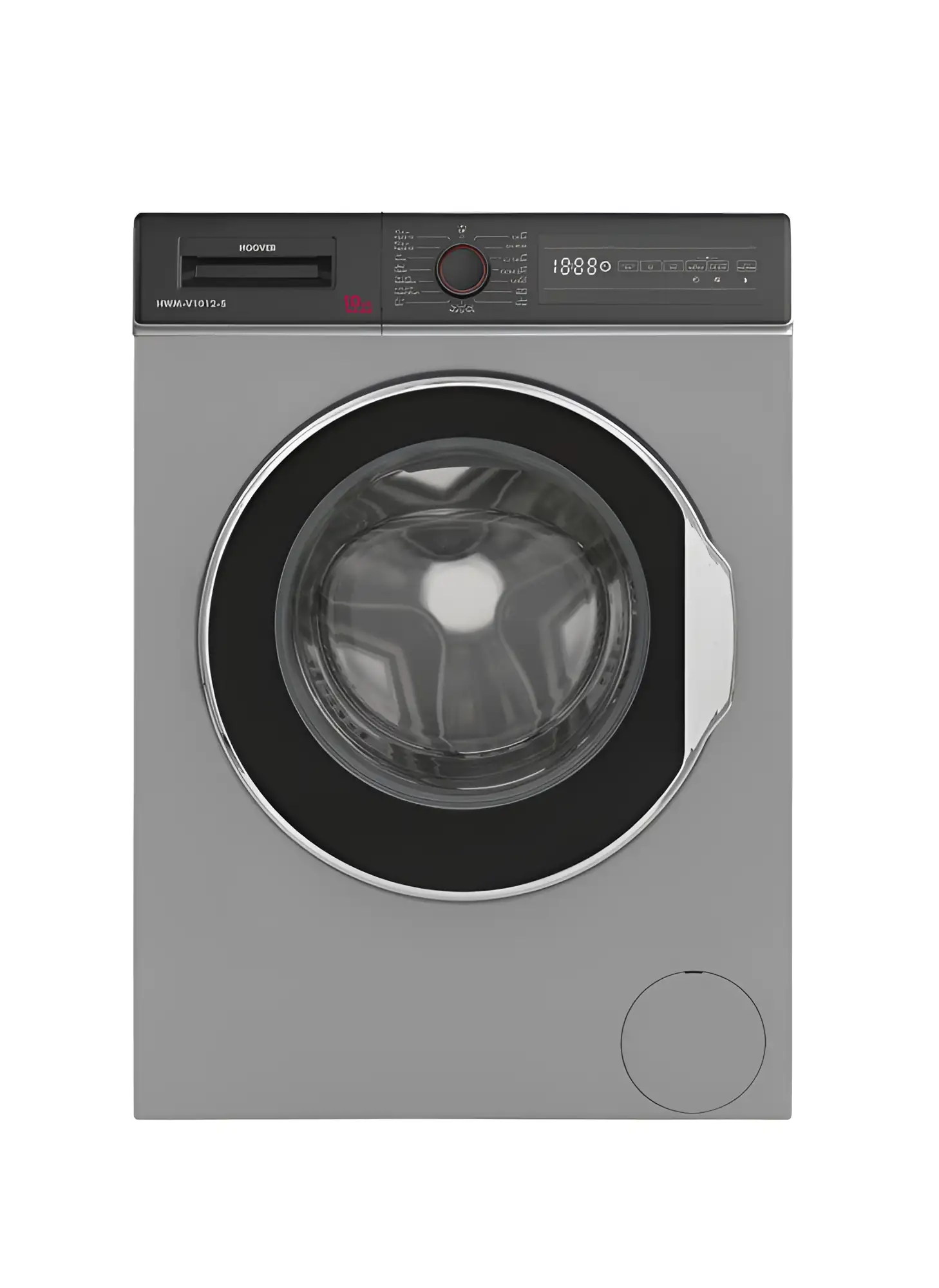 Hoover Twin Jet 10Kg Front Loading Washing Machine 1200 Rpm-Silver_Hwm-V1012-S