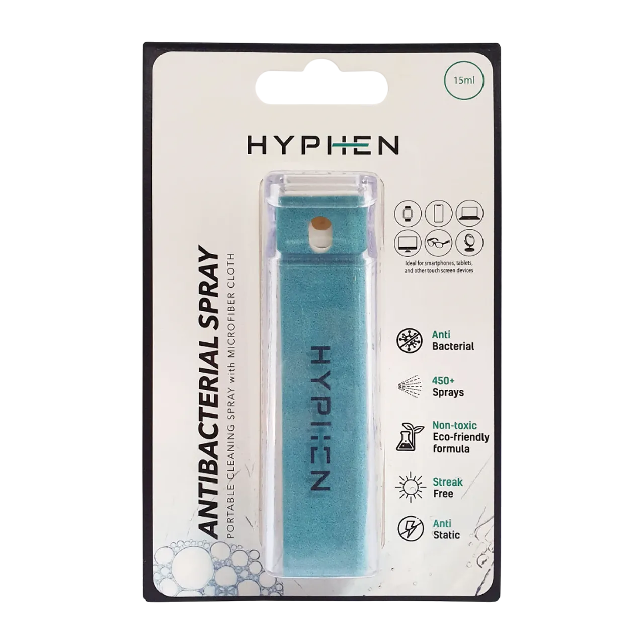 Hyphen All-in-one Screen Cleaner Teal 15 Ml Hsc-aio3030