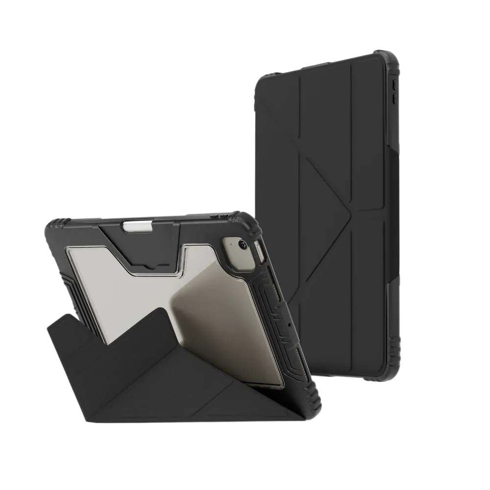 Hyphen Morph Rugged Origami Case Ipad 13-inch Air M2 2024 Black Hic-rbk13a2097