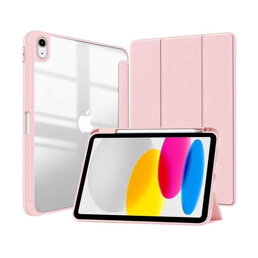 Hyphen Vega Eos Slim Folio Case For Ipad 10.9-inch 10th Gen Pink Hic-ipfxpk6777