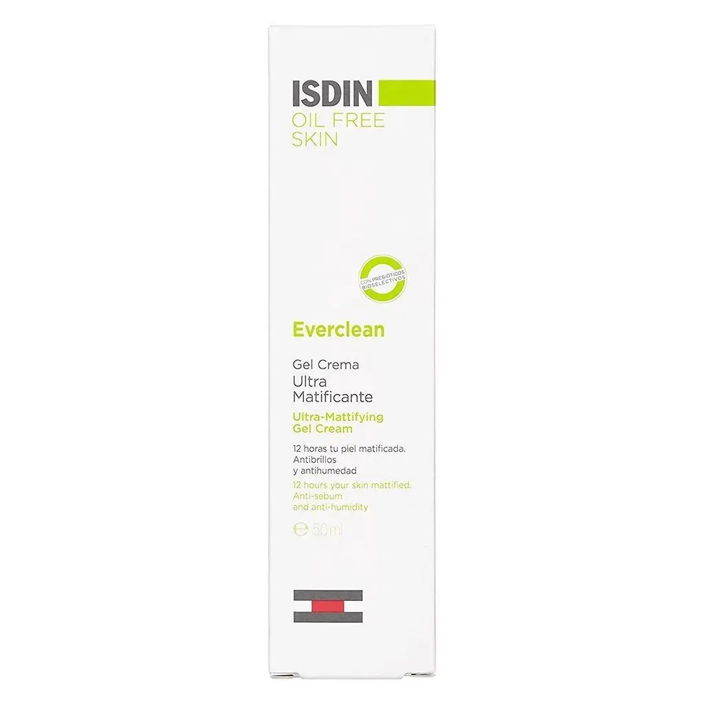 Isdin Everclean Ultra-mattifying Gel Cream 50 Ml