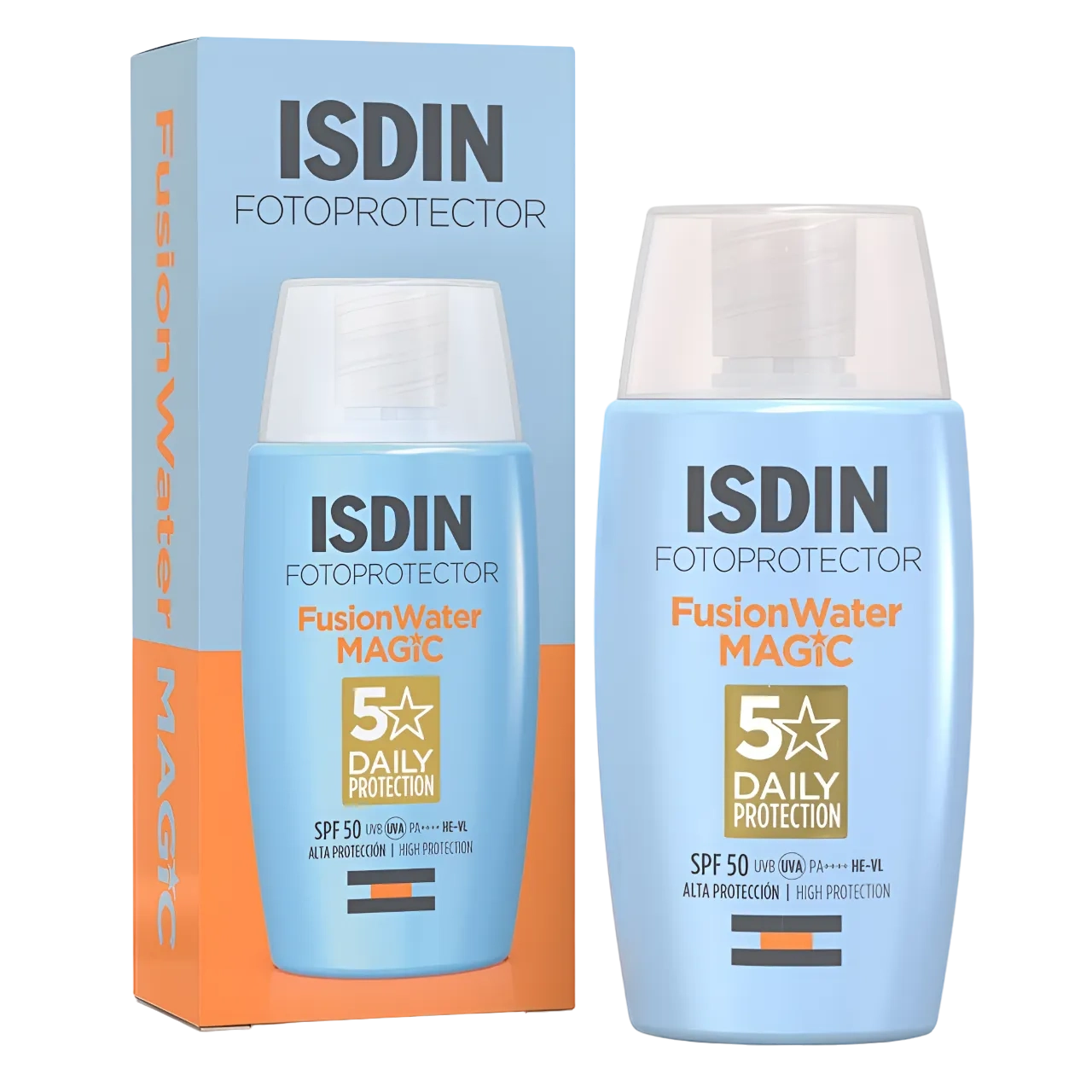 ISDIN Fotoprotector Fusion Water Magic Spf 50 Facial Sunscreen 50Ml