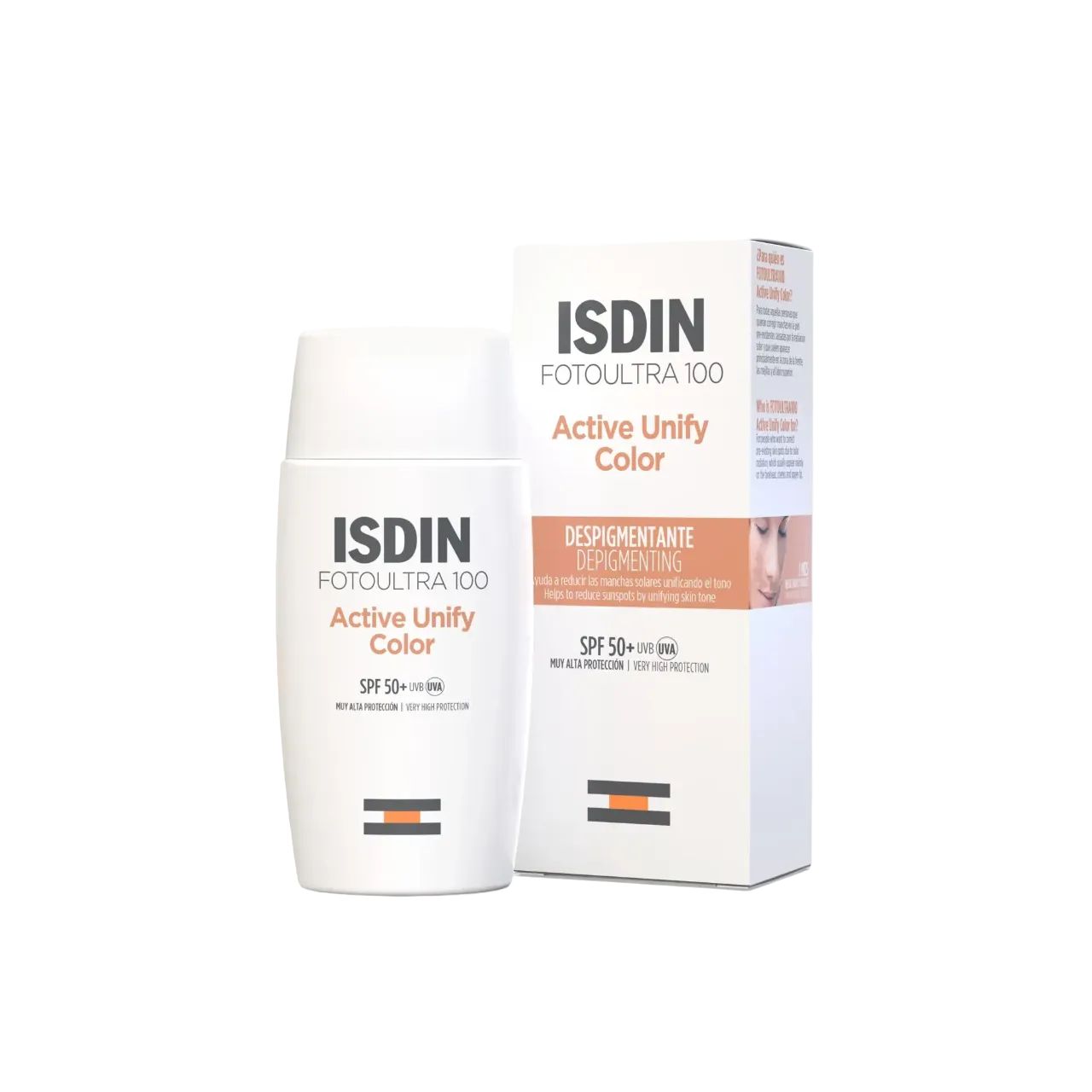 Isdin Fotoultra 100 Active Unify Color Fusion Fluid Spf50+ 50 Ml