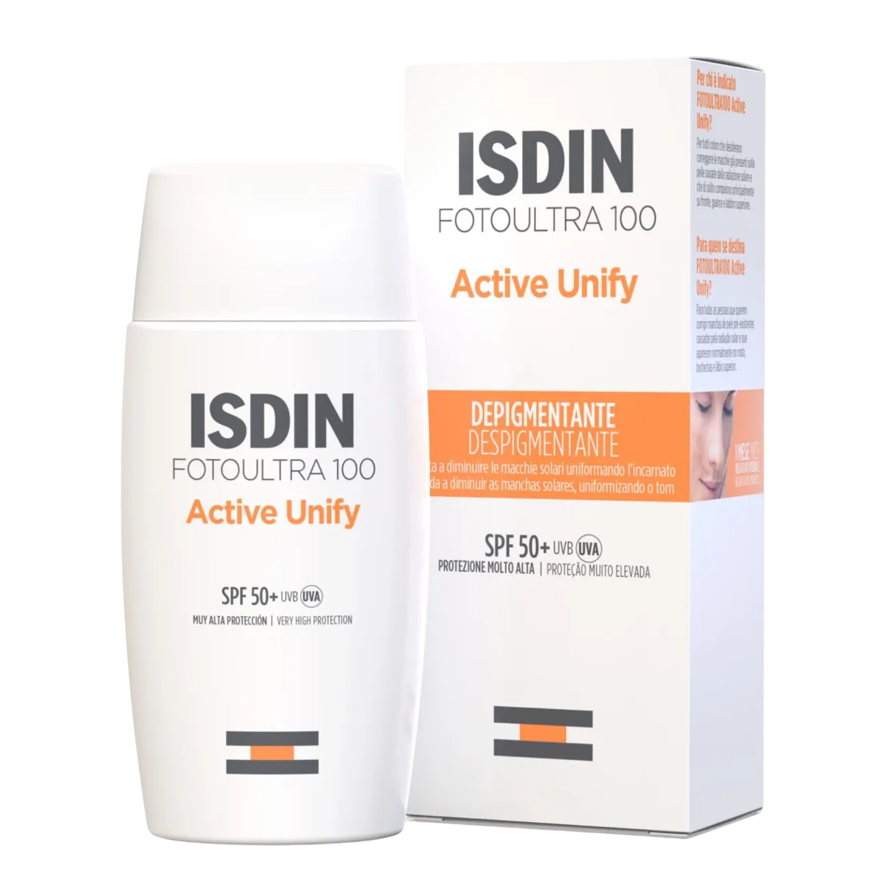 Isdin Fotoultra 100 Active Unify Fusion Fluid Spf50+ 50 Ml