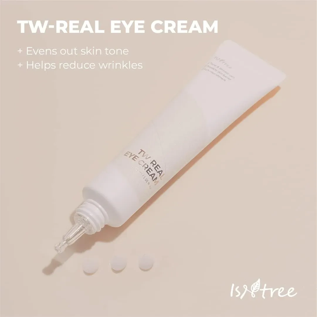 Isntree Tw-Real Eye Cream 1.01 Fl Oz (30 Ml)