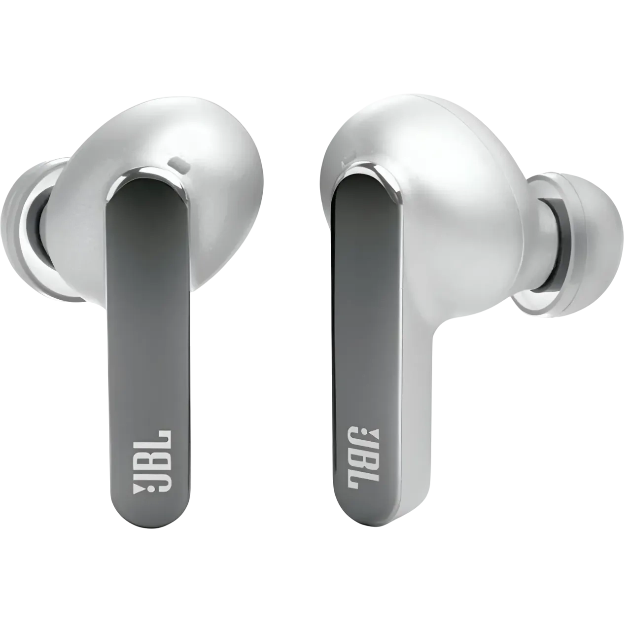 JBL Live Pro 2 True Wireless Noise Cancelling Earbuds, Silver, JBLlivepro2twssil