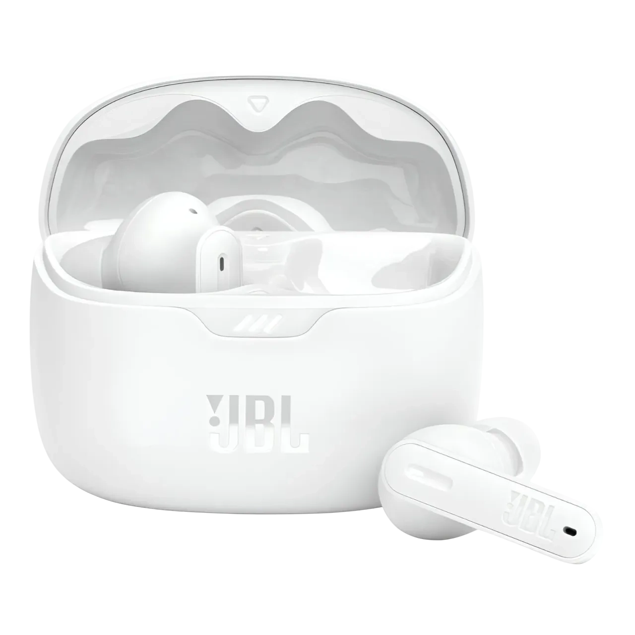 JBL Tune Beam True Wireless Noise Cancelling Earbuds, White