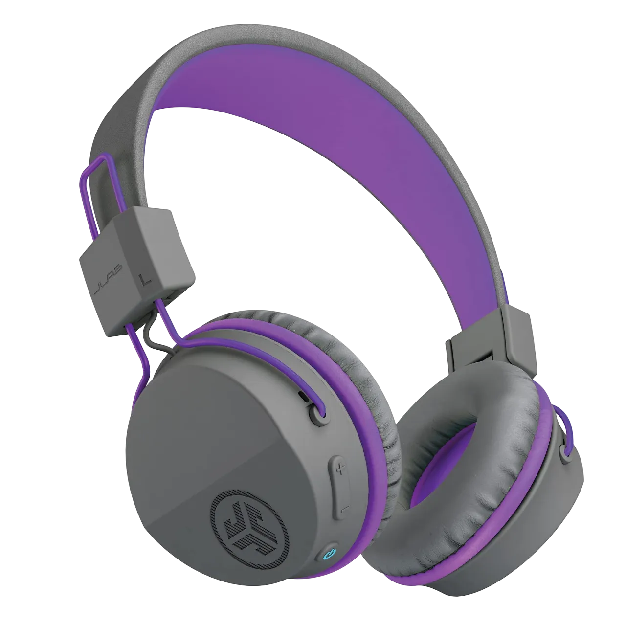JLab Jbuddies Studio Kids Wireless Headset Grey/purple Studiokwdgryprp