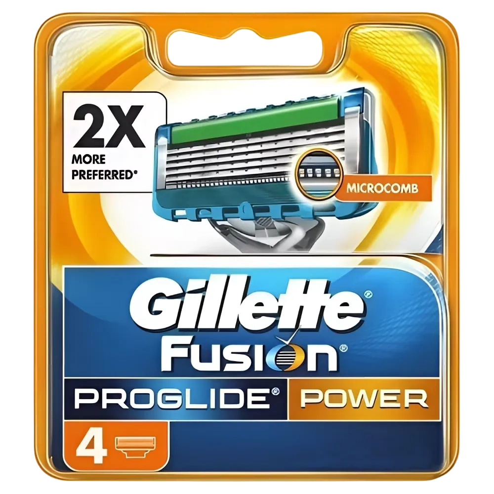 Gillette Fusion ProGlide Power Razor Blades 4 Count