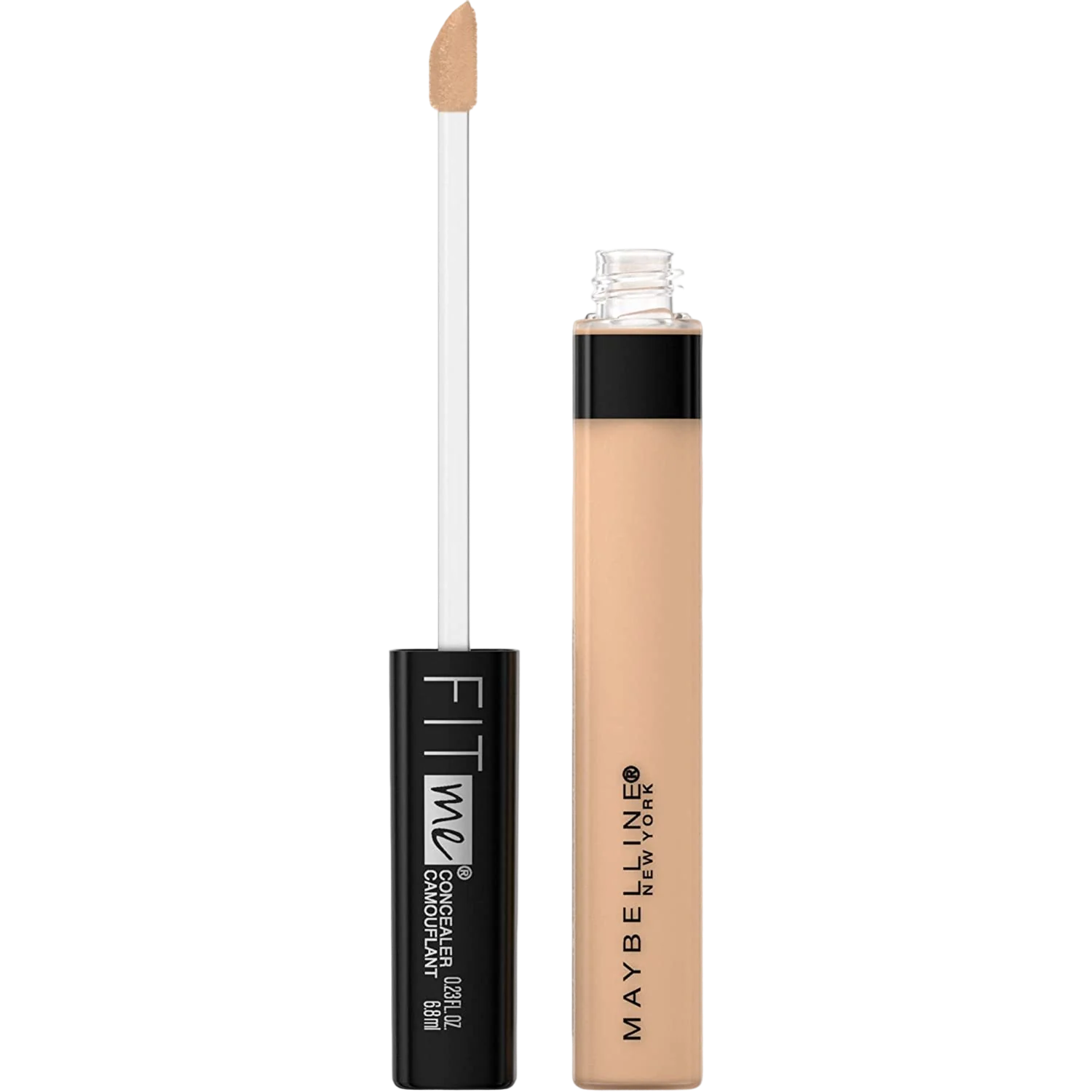 Maybelline Fit Me Liquid Concealer Makeup Natural Coverage Oil-Free 25 Medium