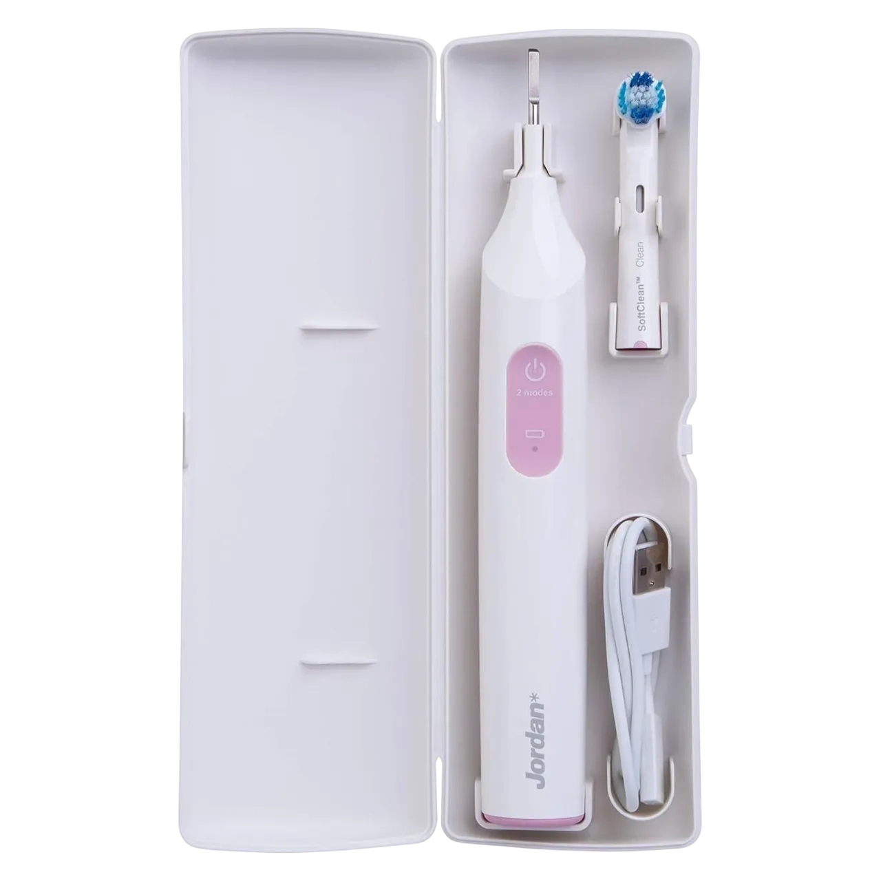 Jordan Clean Smile Plus Electric Toothbrush Pink