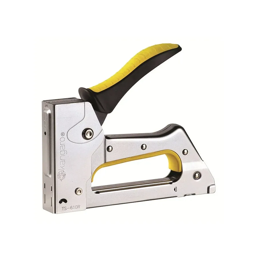 Kangaro Heavy Duty Stapler Silver/black/yellow