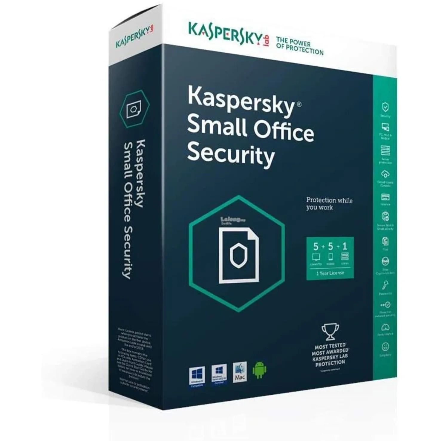 Kaspersky Small Office Security 5 Pc + 5 Mobile 1 User Retail