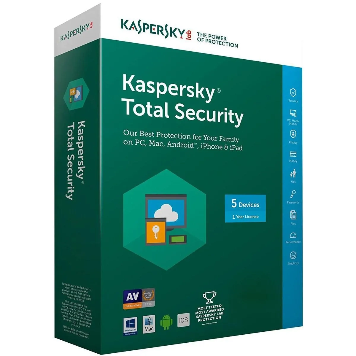 Kaspersky Total Security Multi Device 5 Users