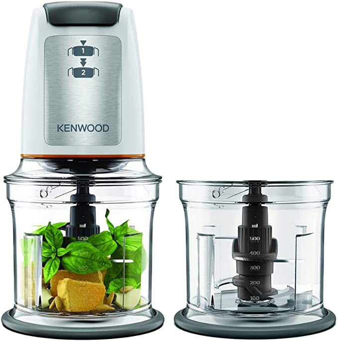 Kenwood 500W S.S 2x500 Bowl Chopper (CHP61.200WH)