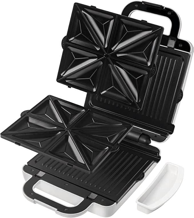 Kenwood 750W 2 in 1 Sandwich Maker (SMP94.AOWH)