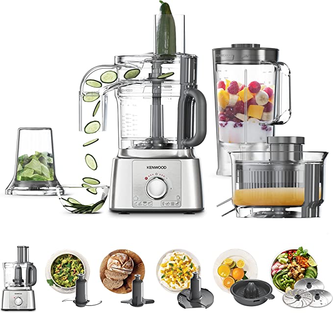 Kenwood Multi-Pro Express Food Processor with 3 Ltr Bowl (FDP65.750WH)