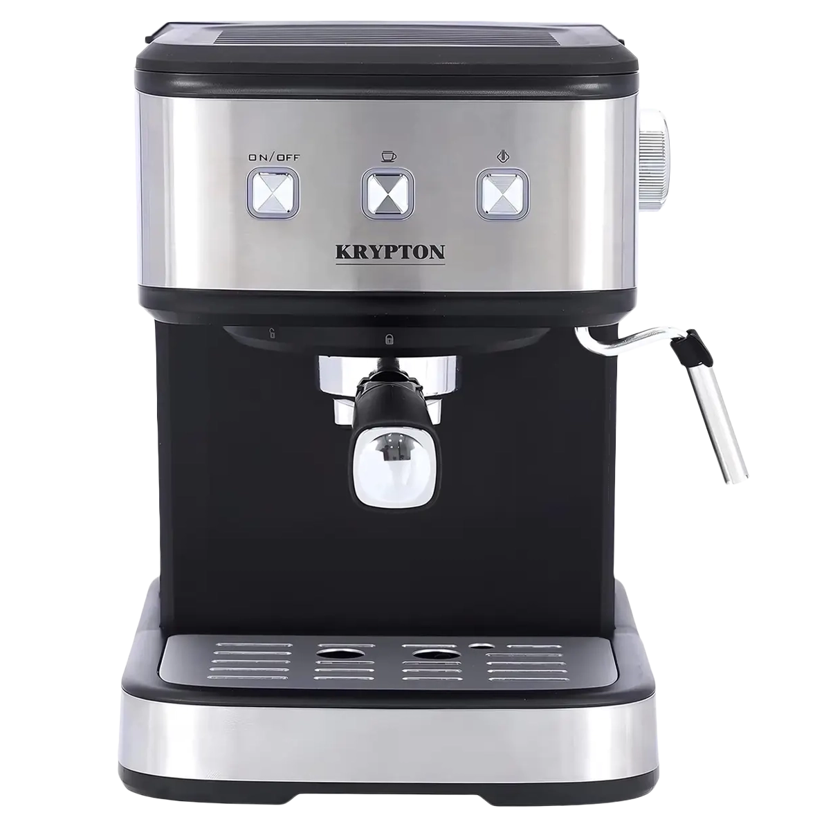 Krypton 1.5L Cappuccino Maker 850W, Black&Silver, KNCM6231