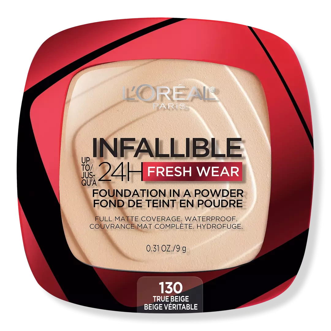 L'Oreal Paris Infallible Up To 24H Fresh Wear Foundation In A Powder 130 True Beige 9G