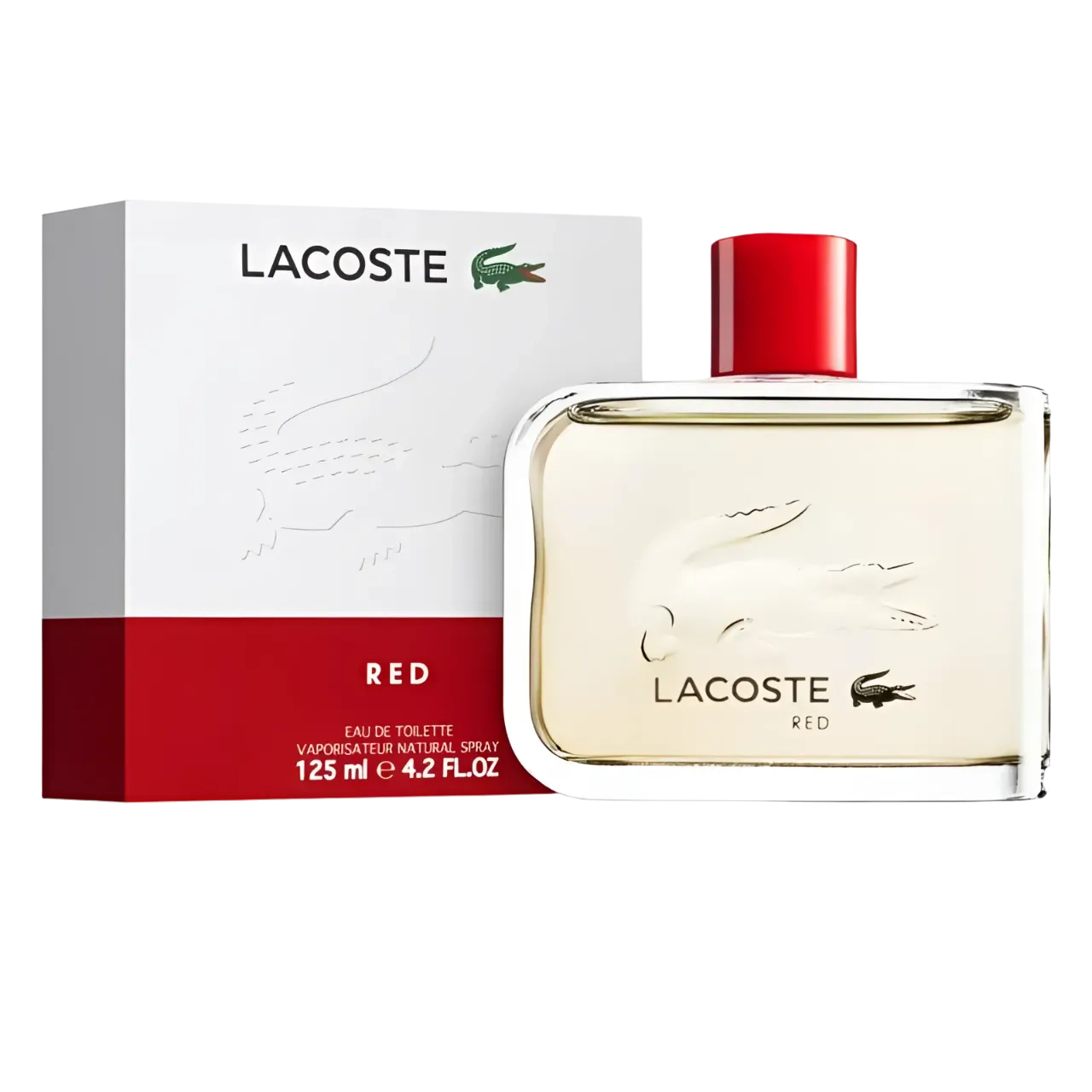 Lacoste Red Eau De Toilette For Men 125Ml