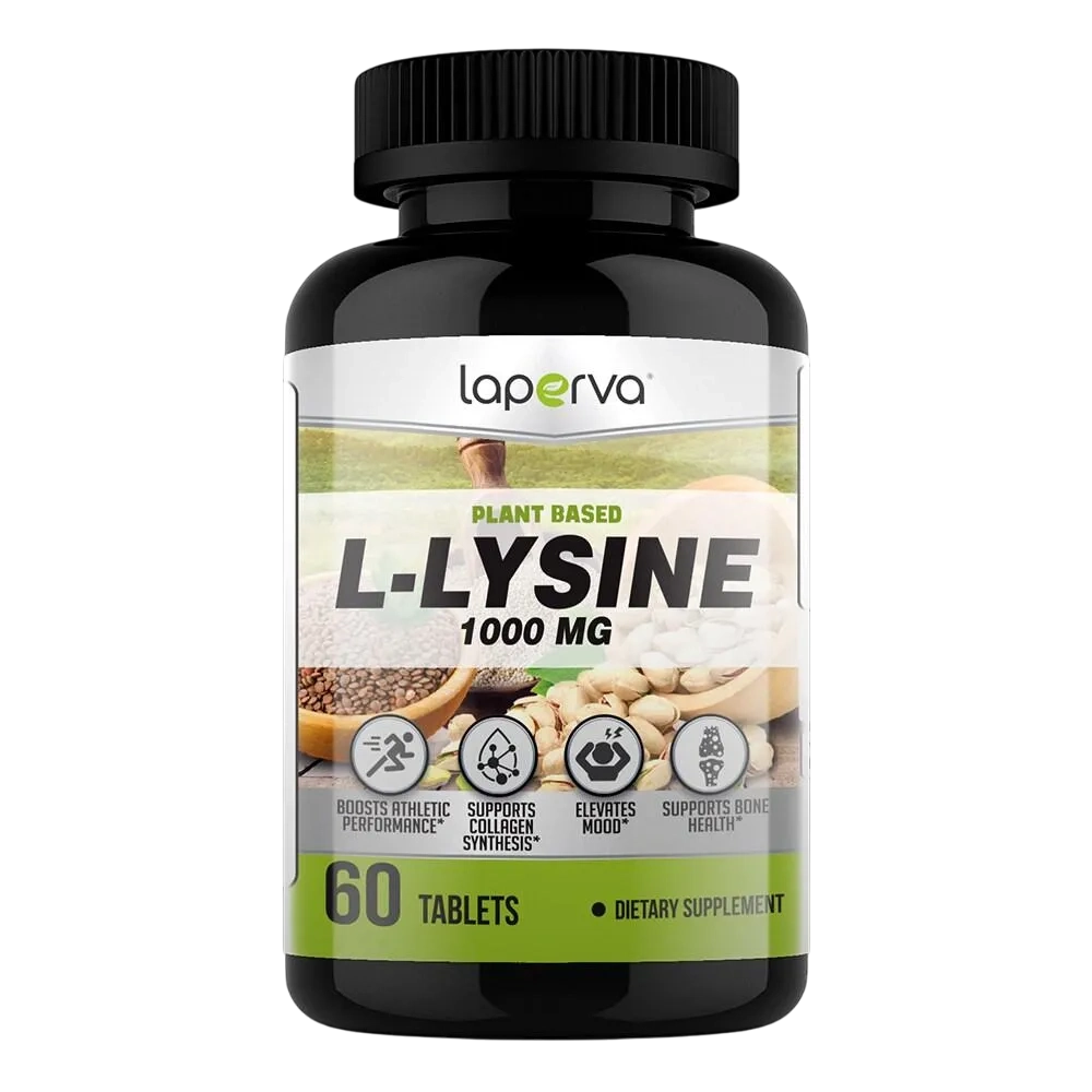 Laperva L-lysine Plant Based,1000 Mg 60 Tablets
