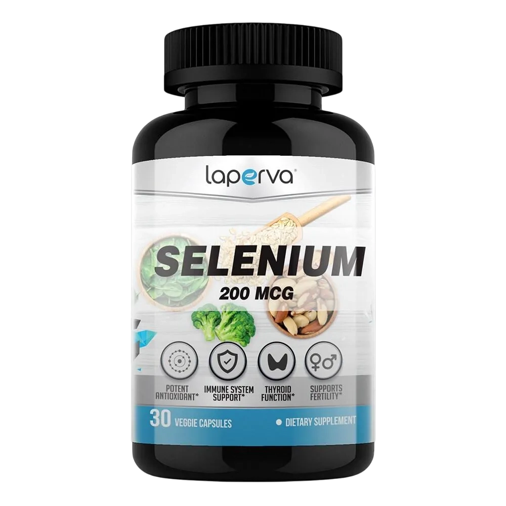 Laperva Selenium, 200 Mg Supports Fertility 30 Veggie Capsules