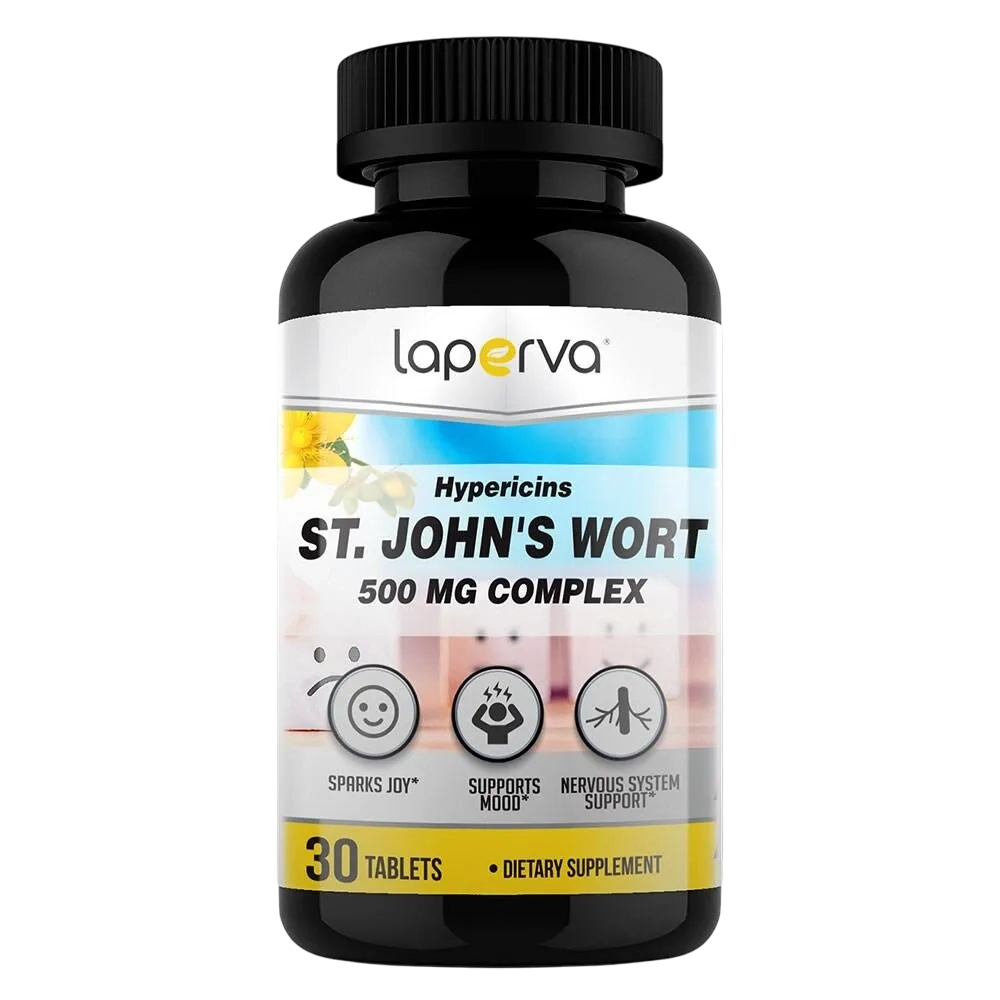 Laperva St. John's Wort Complex, 500 Mg Nervous System Support 30 Tablets