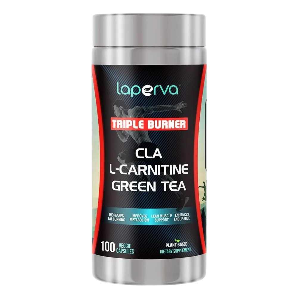 Laperva Triple Burner Cla L Carnitine Green Tea, 100 Veggie Capsules