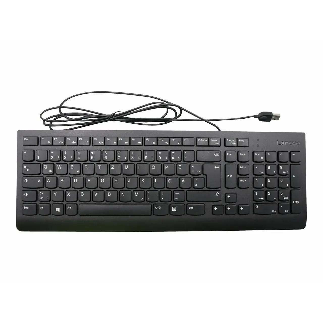 Lenovo 300 Usb English Arabic Keyboard Black
