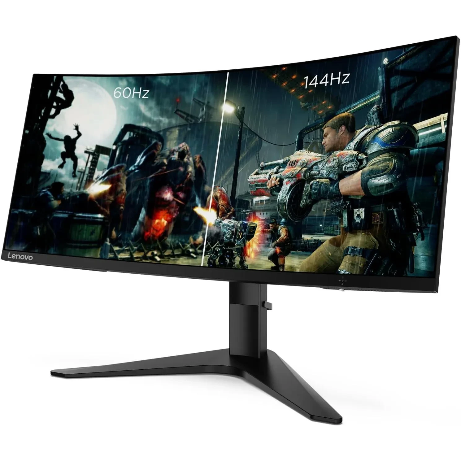 Lenovo 34 Inch Curved Wide Qhd Va 165hz 0.5ms Gaming Monitor With Hdmi 2.0, Dp, Raven G34w-30 Black