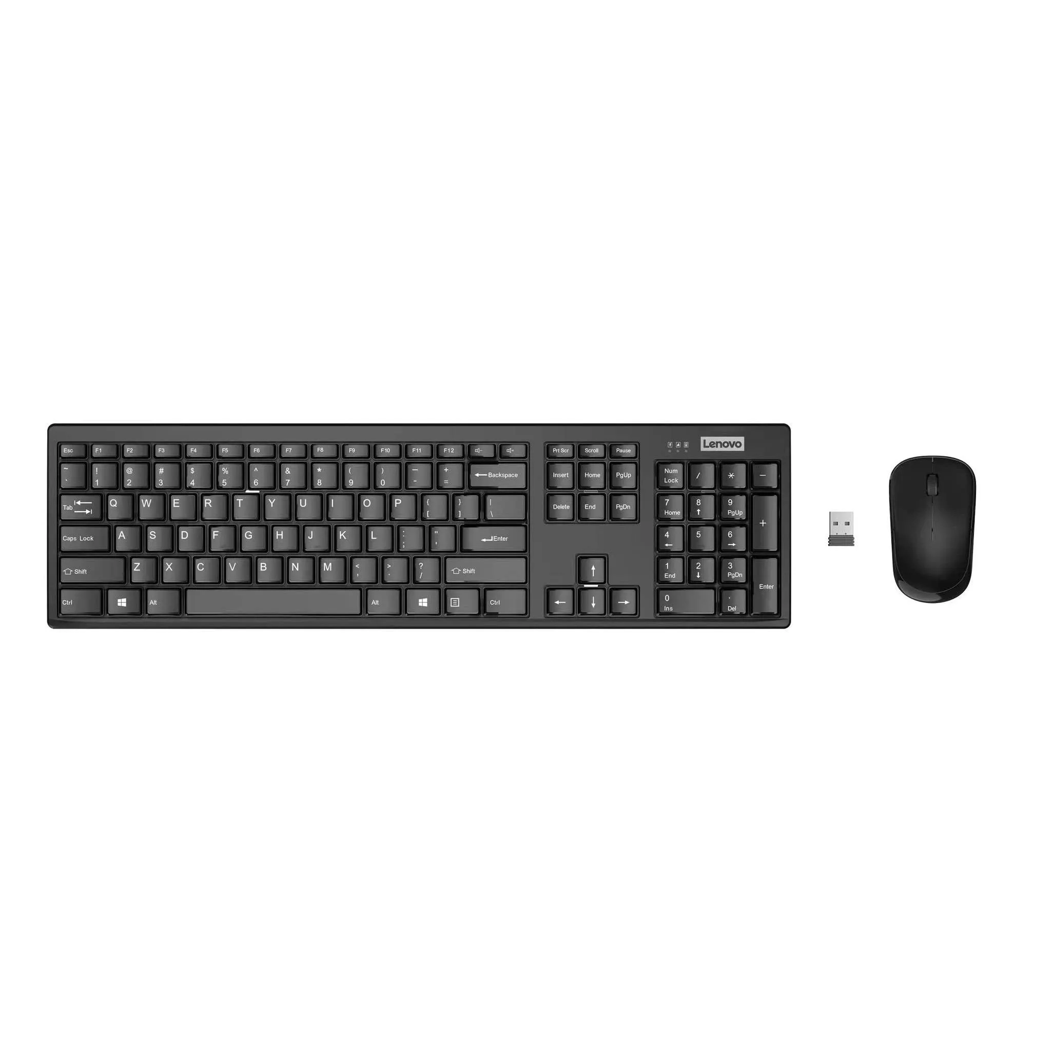 Lenovo Gx30s99500 100 Wireless Combo Keyboard And Mouse Black