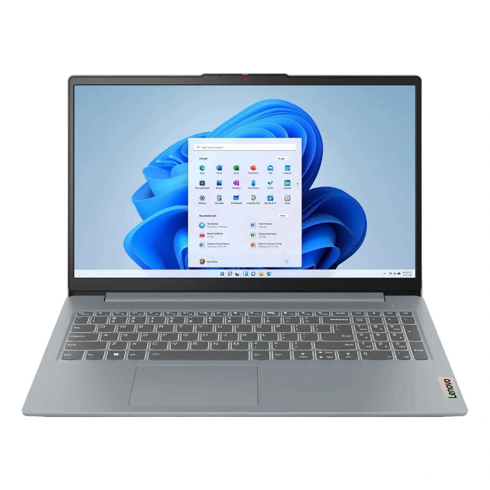 Lenovo Ideapad Slim 3 15ian8, Intel Core I3-n305, 8gGB Ram, 512GB Ssd, 15.6-inch Fhd, Windows 11 Home, Arctic Grey, English/arabic Keyboard- 82xb005wax