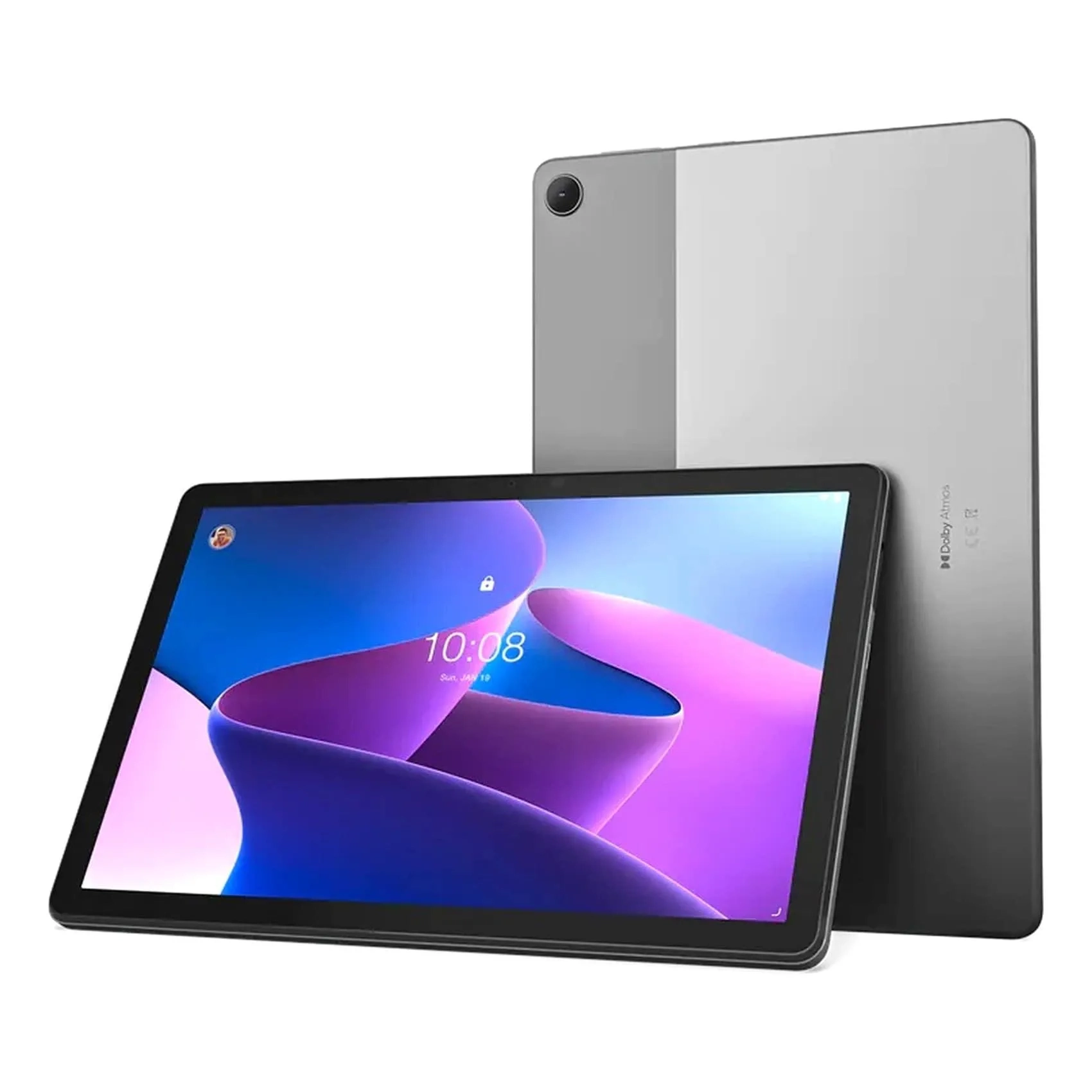 Lenovo Tab M10 Gen 3 10.1-inch 4GB Ram 64GB Wi-fi 328fugr Storm Grey With Folio Case Grey