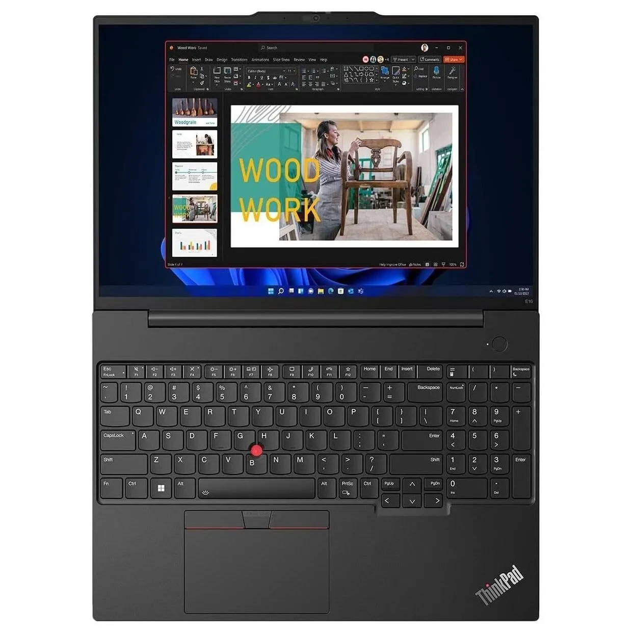 Lenovo Thinkpad E16 Laptop, Intel Core I7-1355u, 16GB Ram, 1TB Ssd, Intel Iris Xe Graphics, 16-inch Display, Windows 11 Pro, Black International Version