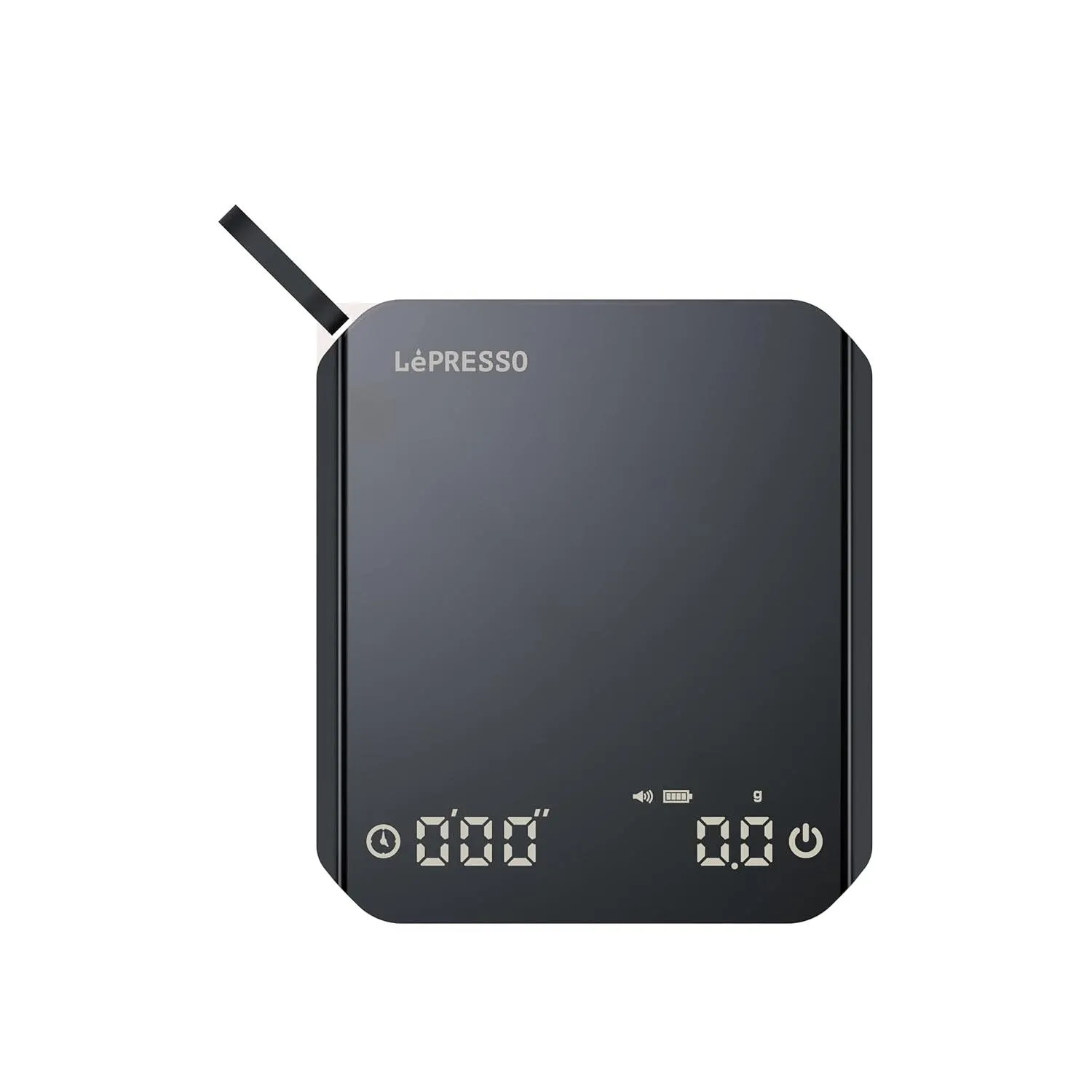 LePresso Digital Coffee Scale With Timer Black, Lpmdcstbk