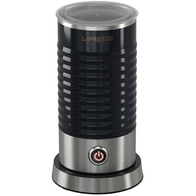 LePresso Hot & Cold Milk Frother 100ml 450w Black, Lpmlfrbk