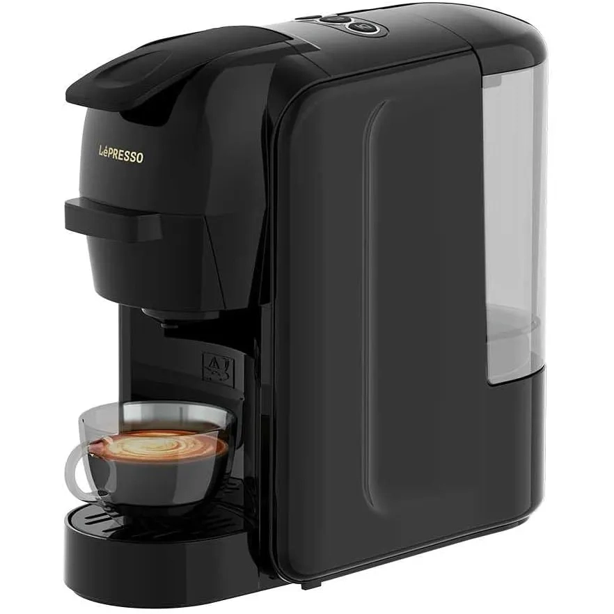 LePresso Lieto 3 In 1 Multi-capsule Coffee Machine 0.6l Capacity Black, Lplietbk
