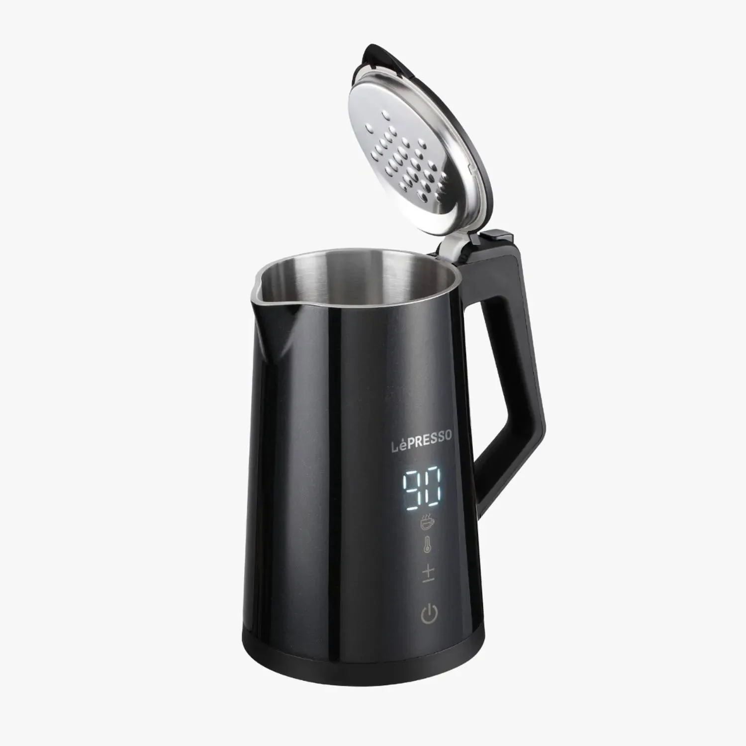 LePresso Smart Cordless Electric Kettle with LED Display - Black