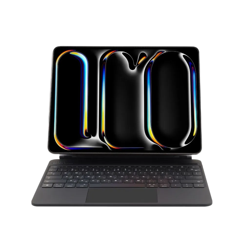 Levelo Aeroboard Saffiano Leather Wireless Keyboard For Ipad Pro 11-inch 2024 Black Lvlabkp11bk