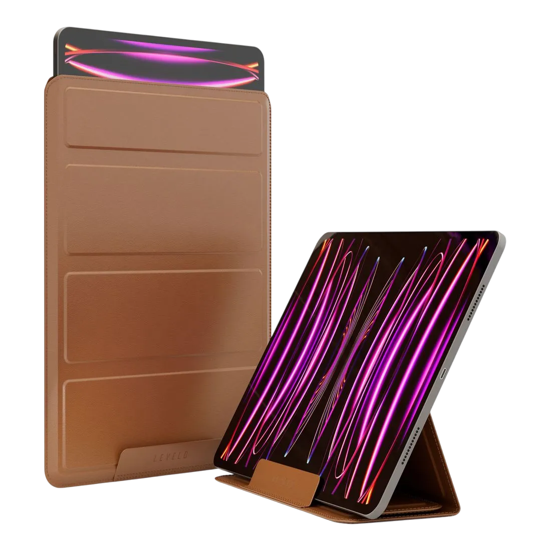 Levelo Airsleeve Case For Ipad Pro 12.9-inch Brown Lvips12br