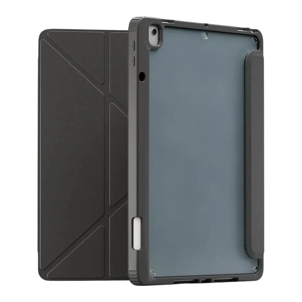 Levelo Conver Clear Back Hybrid Case For Ipad Pro 10.2-inch Black Lvlconairbk