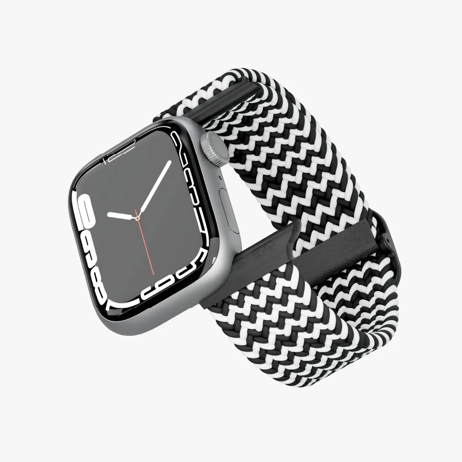 Levelo Crisben Nylon Watch Strap White/black